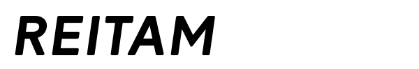 Reitam font preview